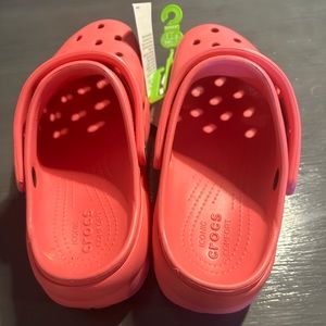 New croc platform hot pink women size 9